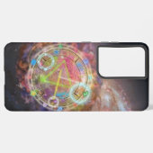 Coque Samsung Galaxy Graphique d'astrologie zodiaque (Côté gauche)