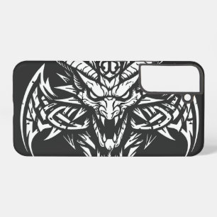 Coque Samsung Galaxy Graphisme de tête de démon tribal par BurnsInHe