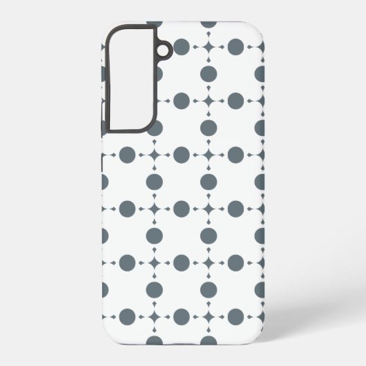 Coque Samsung Galaxy Gray Polka Dots, Polka Dot Pattern, Dots (Verso)