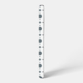 Coque Samsung Galaxy Gray Polka Dots, Polka Dot Pattern, Dots (Côté gauche)