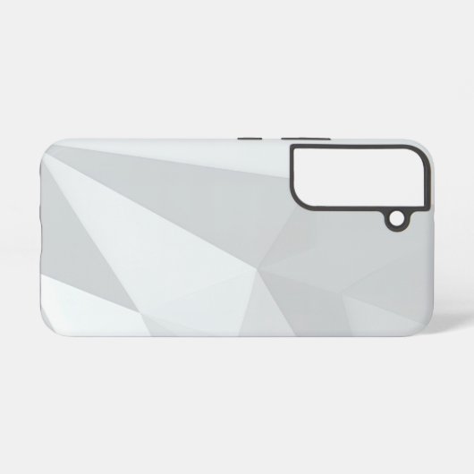 Coque Samsung Galaxy Gray Polygon Geometric Minimal (Verso Horizontal)