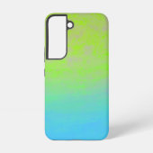 Coque Samsung Galaxy Green Blue Gradient Minimal (Verso)