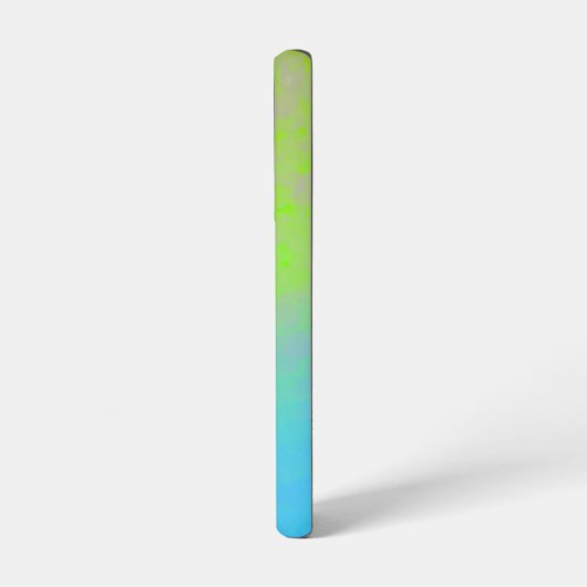 Coque Samsung Galaxy Green Blue Gradient Minimal (Côté gauche)