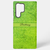 Coque Samsung Galaxy Green Parties scintillant Artsy Abstrait Ajouter u (Verso)