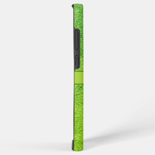 Coque Samsung Galaxy Green Parties scintillant Artsy Abstrait Ajouter u (Côté droit)
