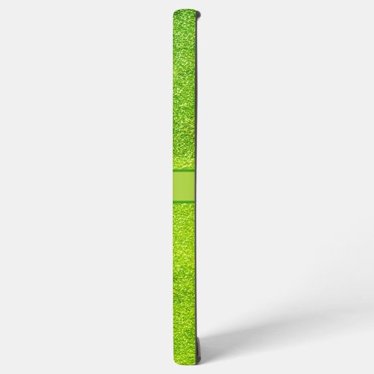 Coque Samsung Galaxy Green Parties scintillant Artsy Abstrait Ajouter u (Côté gauche)