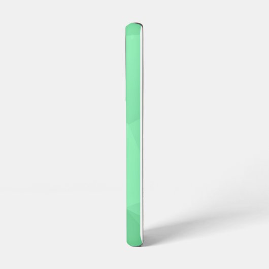 Coque Samsung Galaxy Green Polygon Geometric (Côté gauche)