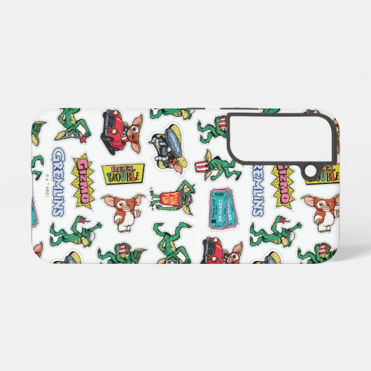 Coque Samsung Galaxy Gremlins™ Sticker Fun Pattern (Verso Horizontal)