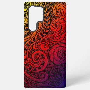 Coque Samsung Galaxy Gribouillis Tourbillon Gras