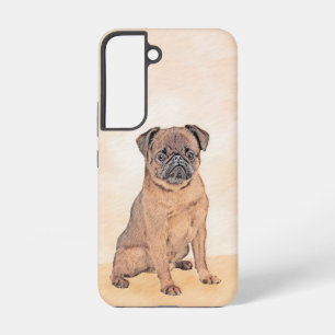 Coque Samsung Galaxy Griffon Bruxellois Poil Lisse Peinture Originale A