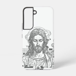 Coque Samsung Galaxy Grille Anaglyphe Christian Christwave Jésus-Christ