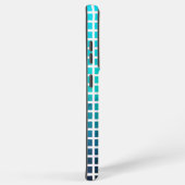 Coque Samsung Galaxy Grille de pixels de dégradé (Côté droit)