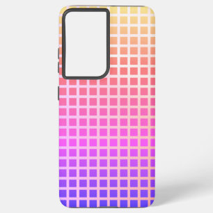 Coque Samsung Galaxy Grille de pixels de dégradé