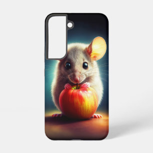 Coque Samsung Galaxy Gris réaliste de souris grises couleurs brillantes