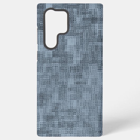 Coque Samsung Galaxy Gris textiles (Verso)