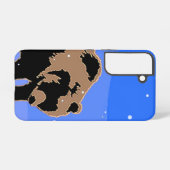 Coque Samsung Galaxy Grizzly Bear en hiver - Art original de la faune (Verso Horizontal)