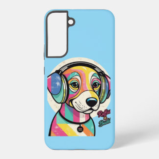 Coque Samsung Galaxy Groovy Puppy : Un Canin Coloré