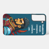 Coque Samsung Galaxy Guerrier, Force, Intelligence, Étui téléphonique d (Verso Horizontal)