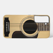 Coque Samsung Galaxy Guitare acoustique (Verso Horizontal)