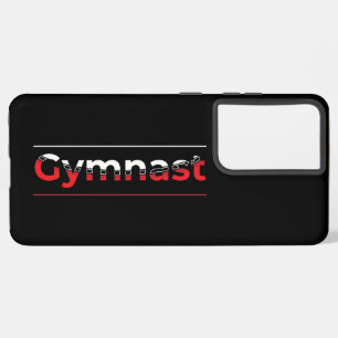 Coque Samsung Galaxy Gymnaste - Mot minimaliste moderne de gymnastique