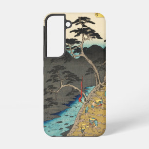 Coque Samsung Galaxy Hakone, Japon : Estampe sur bois vintage Ukiyo-e