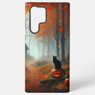 Coque Samsung Galaxy Halloween/Automne/Citrouille/chat