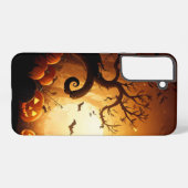 Coque Samsung Galaxy Halloween/chauve-souris/Citrouille/automne (Verso Horizontal)