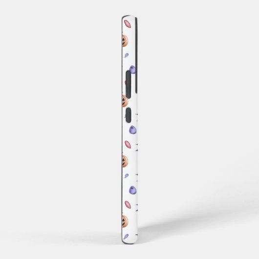 Coque Samsung Galaxy Halloween Pumpkin and Spider Web Pattern (Côté droit)