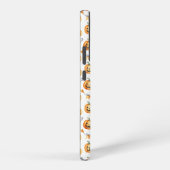 Coque Samsung Galaxy Halloween Pumpkins and Brooms Pattern (Côté droit)