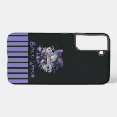 Coque Samsung Galaxy Halloween/Sorcière/violet (Verso Horizontal)