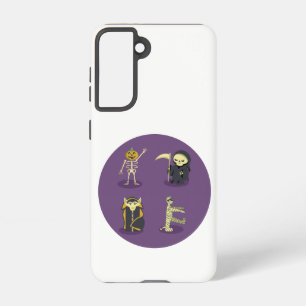 Coque Samsung Galaxy Halloween Squelette Dracula Mummy Griffe Reaper
