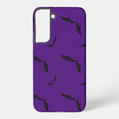 Coque Samsung Galaxy Halloween violet/chauve-souris (Verso)