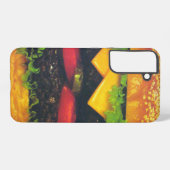 Coque Samsung Galaxy Hamburger de luxe double au fromage (Verso Horizontal)