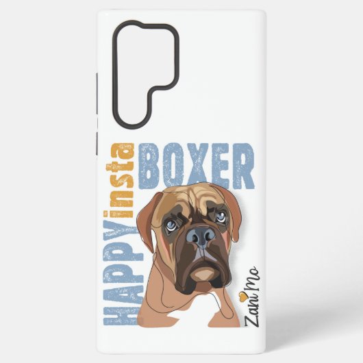 Coque Samsung Galaxy Happy Insta Boxer - Zani Mo Dog (Verso)