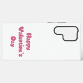 Coque Samsung Galaxy Happy Valentine's Day Glitter (Verso Horizontal)