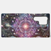 Coque Samsung Galaxy "Harmonie cosmique : un panorama de géométrie sacr (Verso Horizontal)