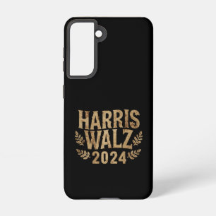 Coque Samsung Galaxy Harris Tim Walz Crête Vintage Harris Valse 2024 