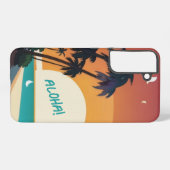 Coque Samsung Galaxy Hawaiian/Aloha/Tropical/plage (Verso Horizontal)