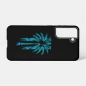 Coque Samsung Galaxy Hawaiian Beach Summer Vacances Tropical Palm Tree (Verso Horizontal)
