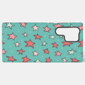 Coque Samsung Galaxy Heartstopper nick nelson étoiles téléphone bleu (Verso Horizontal)