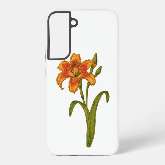 Coque Samsung Galaxy Hémérocalle fauve (Verso)