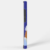 Coque Samsung Galaxy Hérisson de Noël et arbre de Noël (Côté droit)