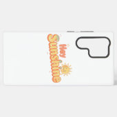 Coque Samsung Galaxy "Hey Sunshine" with Smiling Sun (Verso Horizontal)