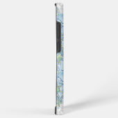 Coque Samsung Galaxy Hibiscus & dentelle TURQUOISE (Côté droit)