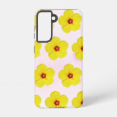 Coque Samsung Galaxy Hibiscus jaune (Verso)