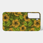 Coque Samsung Galaxy hibiscus jaune (Verso Horizontal)
