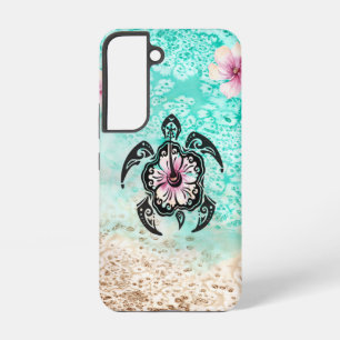 Coque Samsung Galaxy Hibiscus Turtle