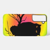 Coque Samsung Galaxy Hibou effrayant (Verso Horizontal)