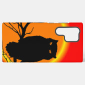 Coque Samsung Galaxy Hibou effrayant  (Verso Horizontal)