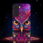 Coque Samsung Galaxy Hibou Magique Magenta